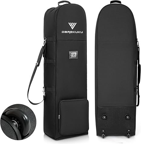 DAREKUKU Golf Travel Bag for Airlines - Heavy Duty 900D Oxford Fabric
