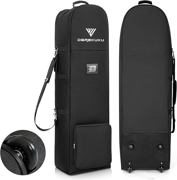 DAREKUKU Golf Travel Bag for Airlines - Heavy Duty 900D Oxford Fabric