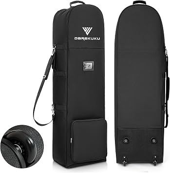 DAREKUKU Golf Travel Bag for Airlines - Heavy Duty 900D Oxford Fabric