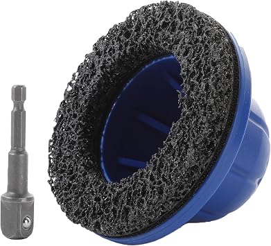 Wheel Hub Resurfacing Kit, 6 Inch Wheel Hub Polisher and Resurfacing Automotive Tool with Drill Adapter, Wheel Hub, Rim 