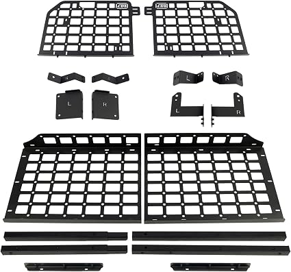 HIGH FLYING for Ford Bronco 4dr 2021 2022 2023 2024 Car Accessories Modular Storage Molle Panel Shelf Luggage Carrier Tr