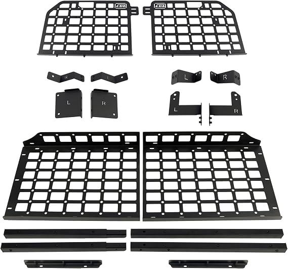 HIGH FLYING for Ford Bronco 4dr 2021 2022 2023 2024 Car Accessories Modular Storage Molle Panel Shelf Luggage Carrier Tr