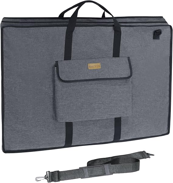 MeetYr Life Premium Art Portfolio Bag - Padded Triple Protection, Waterproof Protection with Shoulder Strap Durable and 