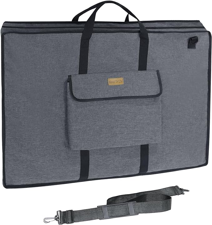 MeetYr Life Premium Art Portfolio Bag - Padded Triple Protection, Waterproof Protection with Shoulder Strap Durable and 