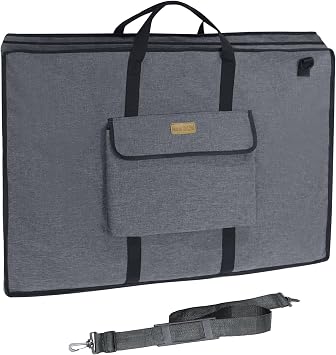 MeetYr Life Premium Art Portfolio Bag - Padded Triple Protection, Waterproof Protection with Shoulder Strap Durable and 