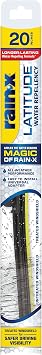 Rain-X 5079277-2 Repellency Water Repellent Wiper Blades, 20" Windshield Wiper, All Weather Streak-Free for Enhanced Vis