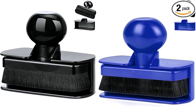 Large Car Tire Shine Applicator, Vegan Tire Shine Brush - Automotive Tire Dressing Applicator Brush with Storage Stand f