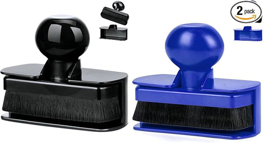 Large Car Tire Shine Applicator, Vegan Tire Shine Brush - Automotive Tire Dressing Applicator Brush with Storage Stand f
