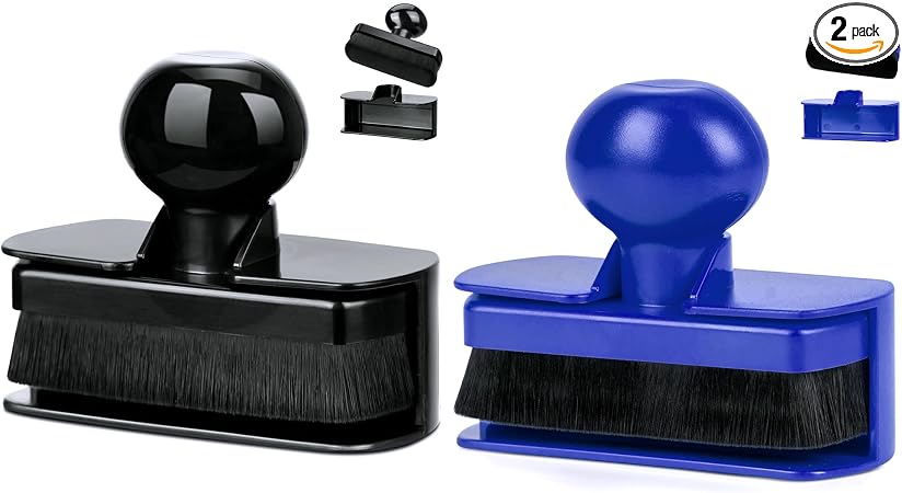 Large Car Tire Shine Applicator, Vegan Tire Shine Brush - Automotive Tire Dressing Applicator Brush with Storage Stand f