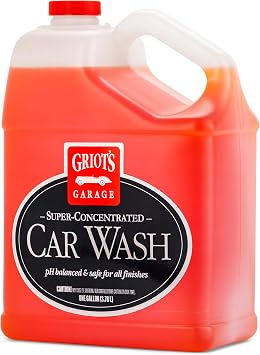 Griot's Garage Super-Concentrated Car Wash for Vehicle Washing and Cleaning, Foaming Liquid Soap, Won't Strip Waxes, Sea