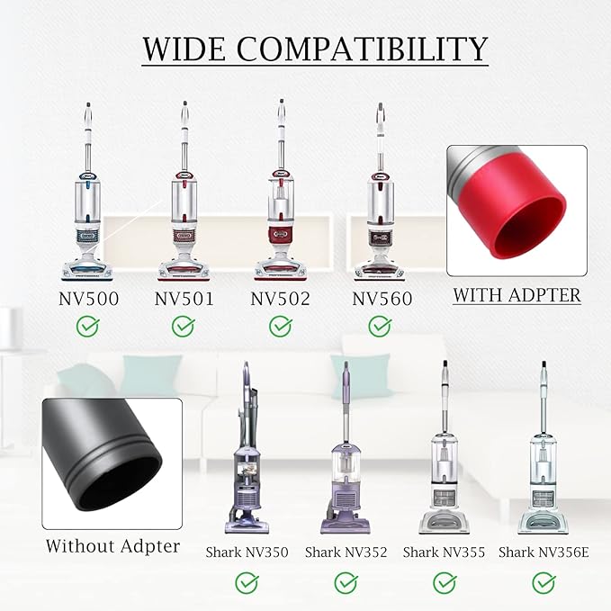 3 Packs Upholstery Tool, Crevice Tool and Dust Brush Compatible with Shark Rotator NV500, NV501, NV502, NV560 Lift-Away Vacuum Cleaner Compare to Part No. X11FC500