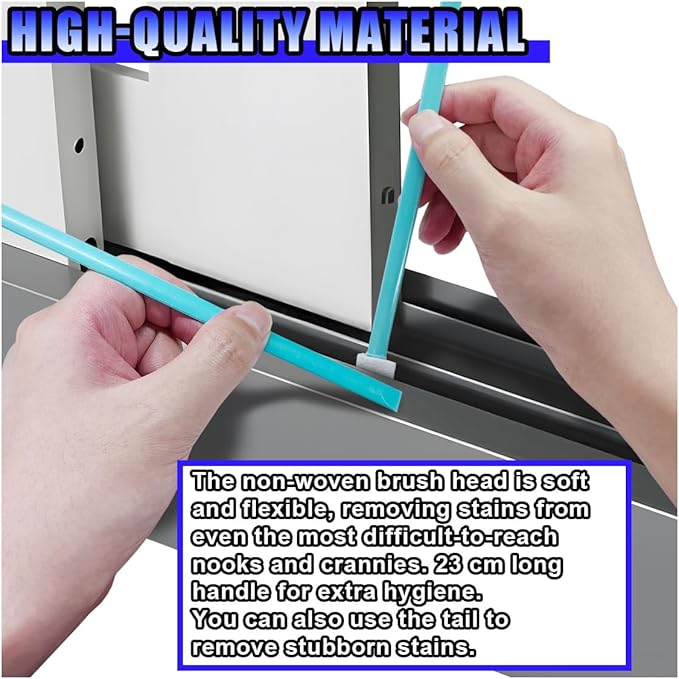 Cleaning Swab Sticks, Small Cleaning Sponge Tip for Tight Spaces, Disposable Crevice Cleaning Brush Kit, Universal Automotive Detailing Tools Accessories for SUV, Sedan, Truck (30PCS)
