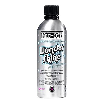 Muc-Off Wundershine, 16.9 fl oz - High-Performance Car Polish, Motorcycle Polisher and Detailer - Bodywork and Metal Pol