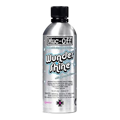 Muc-Off Wundershine, 16.9 fl oz - High-Performance Car Polish, Motorcycle Polisher and Detailer - Bodywork and Metal Pol