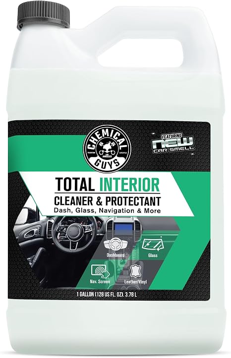 Chemical Guys, Total Interior Cleaner & Protectant, New Car Smell, 1 Gallon
