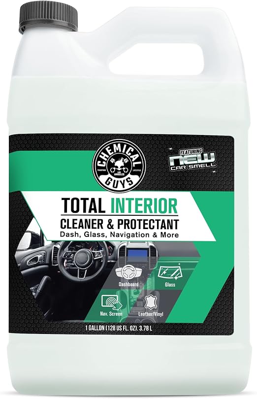 Chemical Guys, Total Interior Cleaner & Protectant, New Car Smell, 1 Gallon