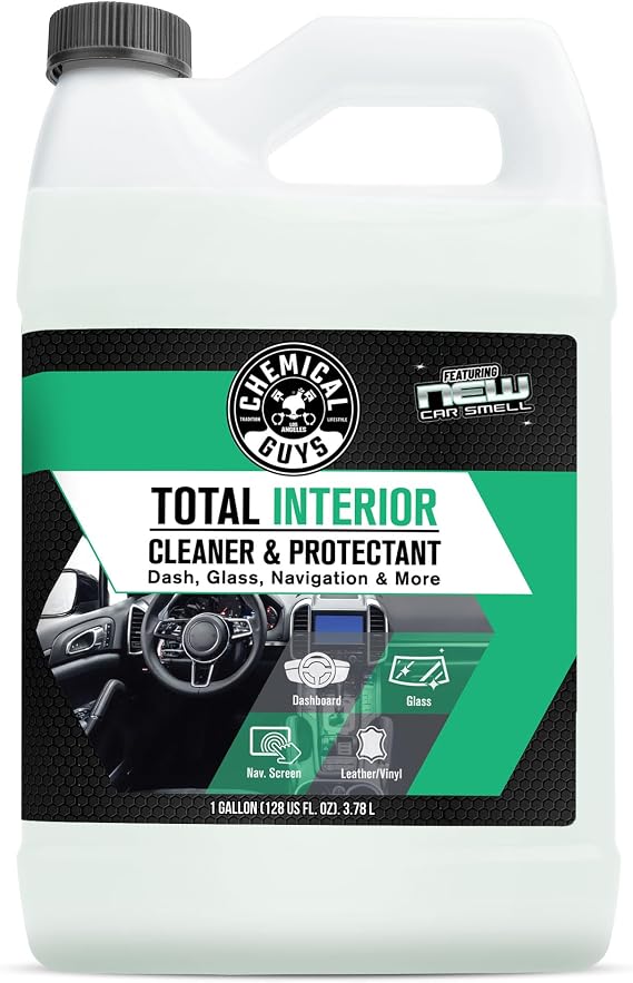 Chemical Guys, Total Interior Cleaner & Protectant, New Car Smell, 1 Gallon