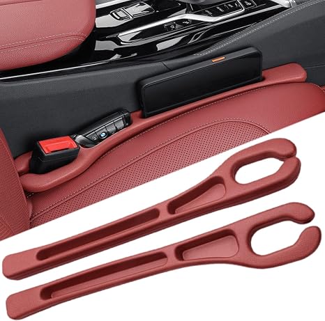 Car Seat Gap Filler, Auto Seat Gap Organizer Dual Storage Slot with Phone Holder, Universal Car Seat Catcher Accessories