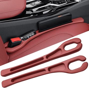 Car Seat Gap Filler, Auto Seat Gap Organizer Dual Storage Slot with Phone Holder, Universal Car Seat Catcher Accessories