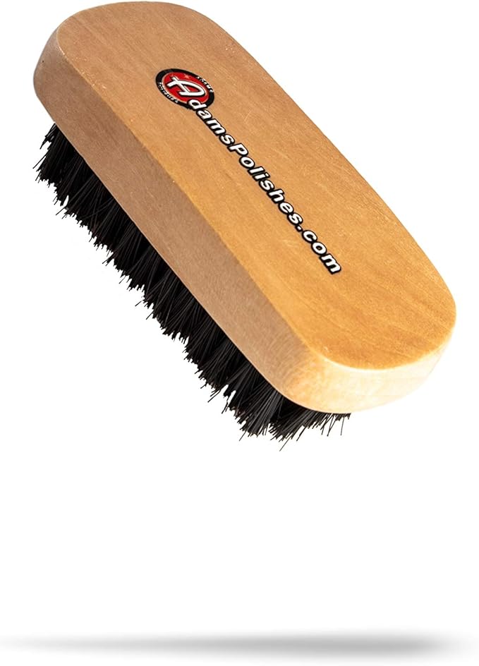 Adam's Polishes Cockpit Detailing Brush (Mini) - Car Cleaning Brush | Scrub Brush for Interior Leather Cleaner Carpet Upholstery Bathroom Fabric Shoe