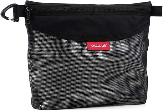 pack all Water-Resistant Zipper Pouch, Mesh Zipper Bag, 10.23"x7.48"