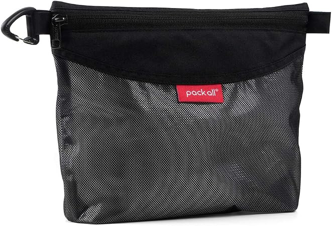 pack all Water-Resistant Zipper Pouch, Mesh Zipper Bag, 10.23"x7.48"