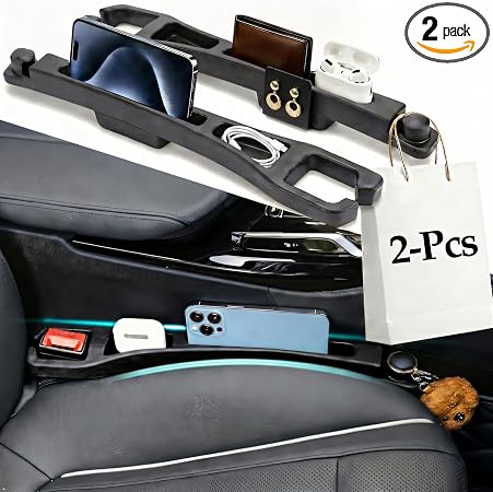 2PCS Car Seat Gap Filler, Car Seats Console Car Organizer of 2 - Cleanova