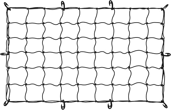 ARKSEN 36 x 60 Inch Heavy Duty Tangle-Free Nylon Cargo Net Universal Bungee Stretches with Storage Bag for Pickup Truck,