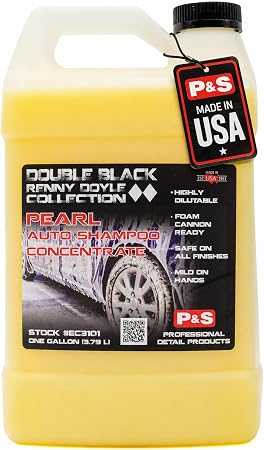 P&S Professional Detail Products Pearl Auto Shampoo – High-Foaming, pH-Balanced Car Wash Soap, Biodegradable, Safe for A