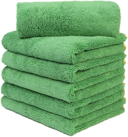 CarCarez Microfiber Car Drying Towels Super Absorbent Large Car Wash Towels Car Cleaning Towels Ultra Soft Auto Detailin