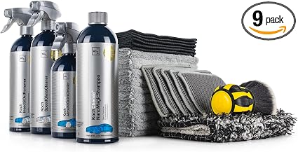 The Rag Company - Bug Scrubber & Exterior Wash Kit - Bug Remover, Nano Car Wash Soap, Quick Detailer, Automotive Glass C