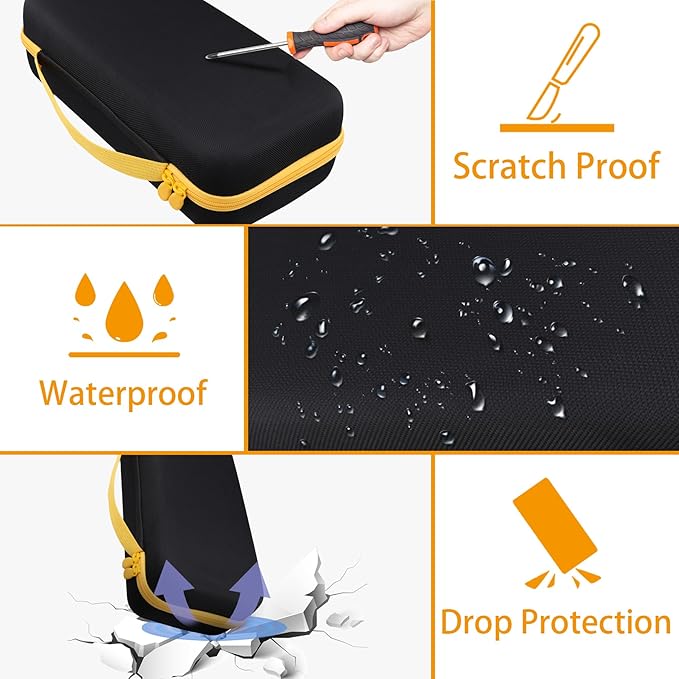 Aenllosi for Fanttik V8 Apex/Slim V8 Mate/V10 Apex/Slim V10 Mate Car Vacuum Hard Case, Fanttik Cordless V8/V10 Car Vacuum Organizer (Case Only)