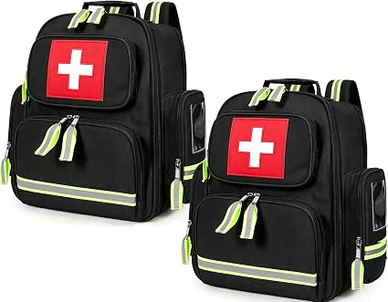 Gatycallaty First Aid Backpack Emergency Medical Backpacks Empty Waterproof Survival Bags Trauma Bag for Nurses Home Car