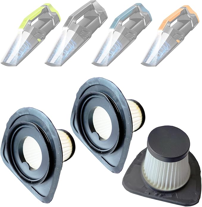 Hepa Filters Replacement compatible with Blestan LT-114 Handheld Vacuum Cordless, Filters for Blestan Car Vacuum, 3pack Washable Filters Works with Absob Cordless Handheld Vac（Vac isn't included)