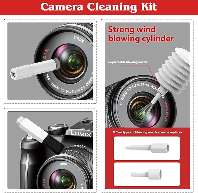20-in-1 Phone Cleaning Kit,Computer Keyboard Brush Cleaner, Screen Electronic Cleaner Kit for Laptop, AirPods, MacBook, Cell Phone, IPad, Car, Lego, Device, Earbuds, Camera Lens