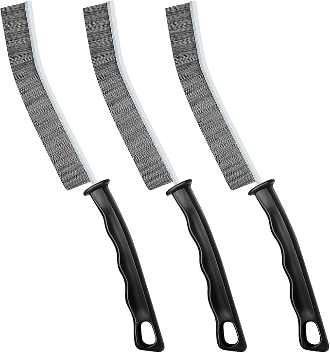 Crevice Cleaning Brush，Hard-Bristled Grout Brush，2026 New Multifunctional Gap Cleaning Brush Tool，Dead Corners Brushes for Bathroom Kitchen Tiles Window Door Slots，3pcs