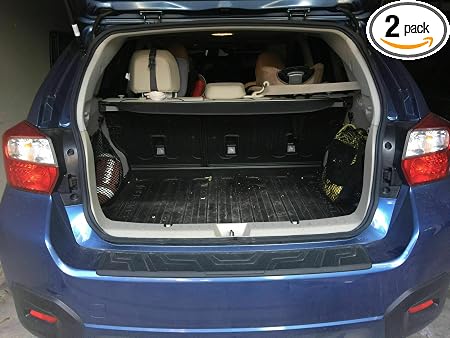 Trunk Side Cargo Net Set of 2 for Subaru Impreza Crosstrek XV WRX STI 2012-2025–Envelope Style Cargo Net for Wagon – Pre