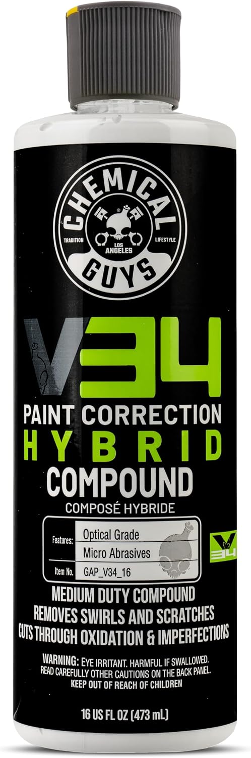 V34 Optical Grade Hybrid Cutting Compound, Medium, 16 oz