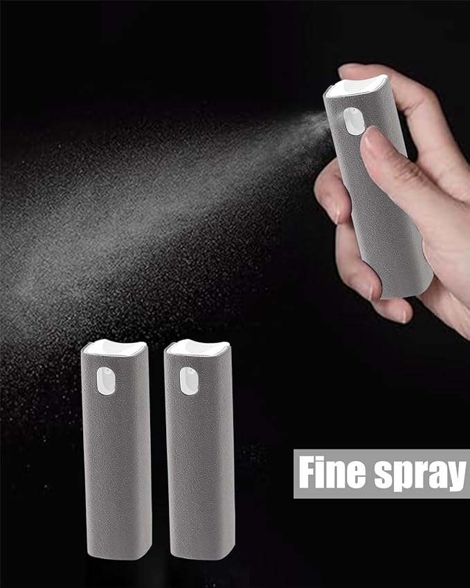 Screen Cleaner Car Screen Cleaner Spray and Wipe Mini Cleaning Kit for Travel Car Display iPhone iPad Computer Laptop Tablet MacBook Cell Phone Eyeglasses