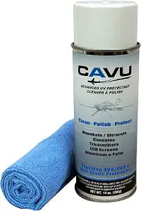 Hardline Products USA CAVU RC UV Protectant Cleaner & Polish Spray – Restores Shine, Repels Dust & Dirt – 100% UVA/UVB P