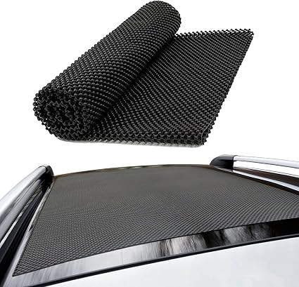 1 PCS Car Roof Non-Slip Rug Pad, 47" x 39" Roof Cargo Bag Protective Mat, PVC Car Roof Storage Bag Protective Mat, Roof 