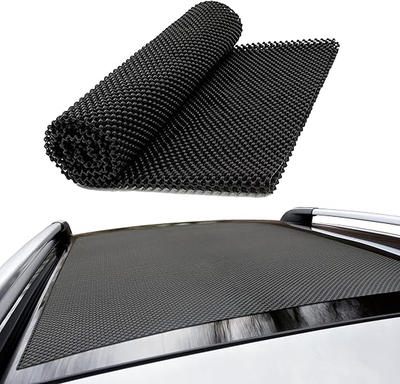 1 PCS Car Roof Non-Slip Rug Pad, 47" x 39" Roof Cargo Bag Protective Mat, PVC Car Roof Storage Bag Protective Mat, Roof 