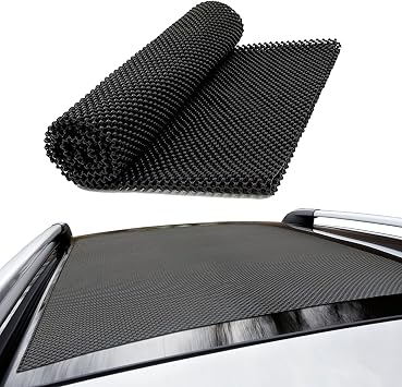 1 PCS Car Roof Non-Slip Rug Pad, 47" x 39" Roof Cargo Bag Protective Mat, PVC Car Roof Storage Bag Protective Mat, Roof 