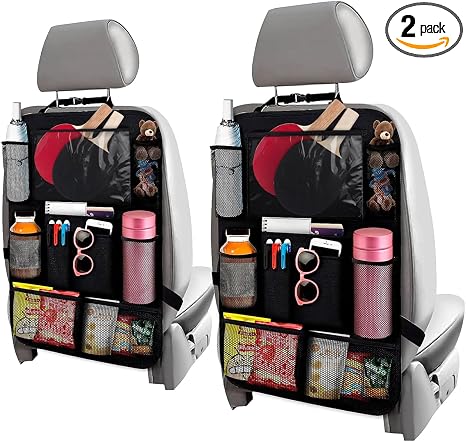 2 Pcs Hanging Seat Organizer for Backseat with 9 Large Pockets