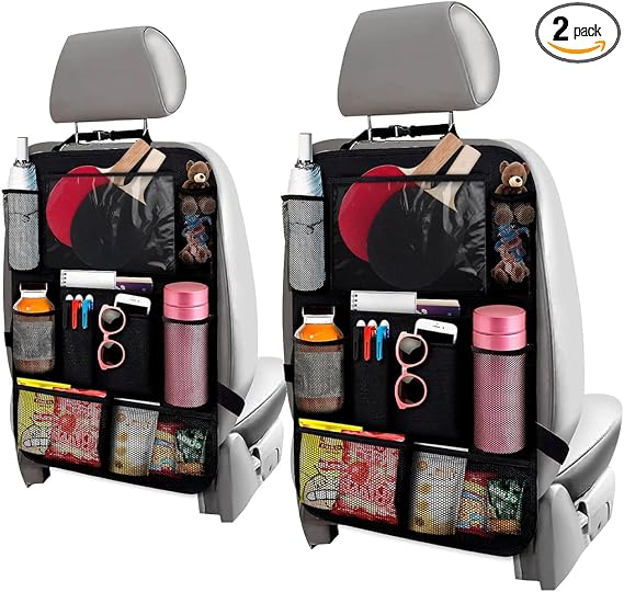 2 Pcs Hanging Seat Organizer for Backseat with 9 Large Pockets