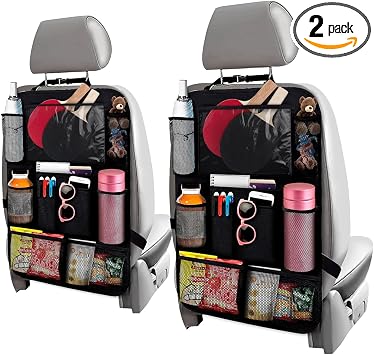 2 Pcs Hanging Seat Organizer for Backseat with 9 Large Pockets