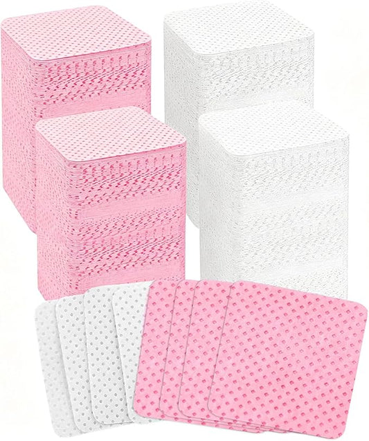 1900Pcs Lint Free Nail Wipes, Nail Supplies Nail Polish Wipe, Pads Gel Nails No Lint Naile Glue Wipes Super Absorbent Soft Non-Woven for Fingernail Polish Remover Eyelash Extensions Nail Art