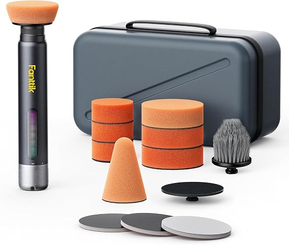 Fanttik P10 Pro Mini Car Buffer Polisher, Cordless Rotary Car Polisher