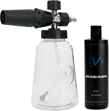 VIKING V+ Professional Foam Cannon for Car and Auto Glass Shampoo Bundle