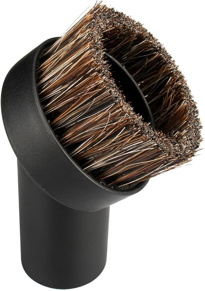 Round Soft Horse Hair Vacuum Brush Attachment For Shark Vacuum Brush Attachment, Vacuum Attachments & Brushes, For Multiple Household Vacuums Cleaners(1-3/8'' Vacuums Dusting Brushs)